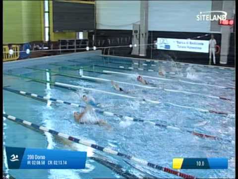 Serie 1 dei 200 Dorso Juniores F - 7° Trofeo SOGEIS Montichiari