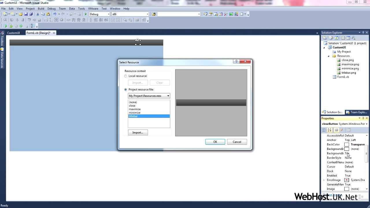 Custom UI in Visual Basic | VB Lesson 03