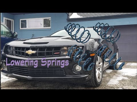 2011 Camaro gets 1" drop springs