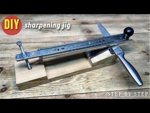 Make a knife sharpening jig / Knife Sharpening Stand