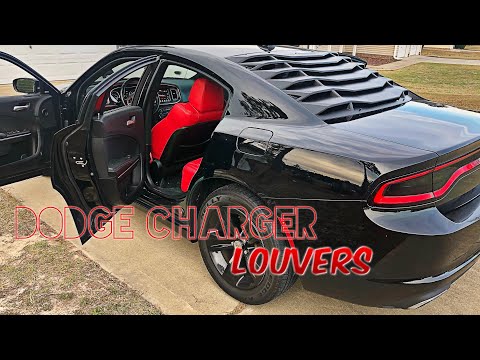 Dodge Charger Window Louver Installation