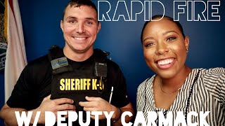 Rapid Fire Tuesday’s with Deputy Carmack | PSO Day in the Life