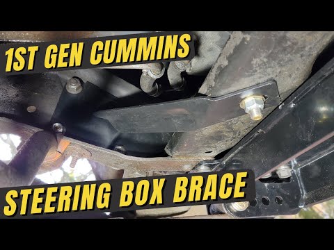 Steering Box Brace | 1st Gen Cummins