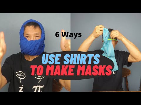 6 Ways to Use Shirts to Make Face Masks in 10 Seconds Without Cutting