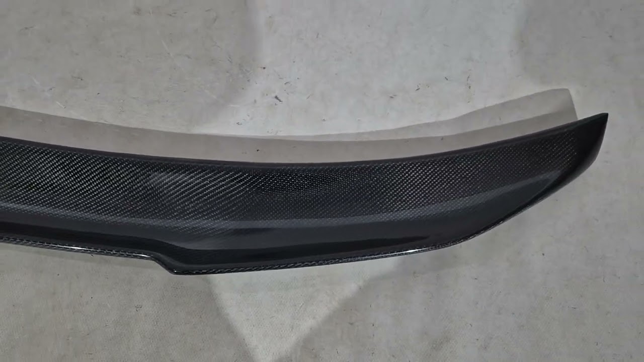 Audi A5 2016-2025 Aileron V7 (pour Sportback, Carbone) Video 1