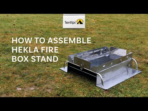 How to assemble a Tentipi Hekla fire box stand