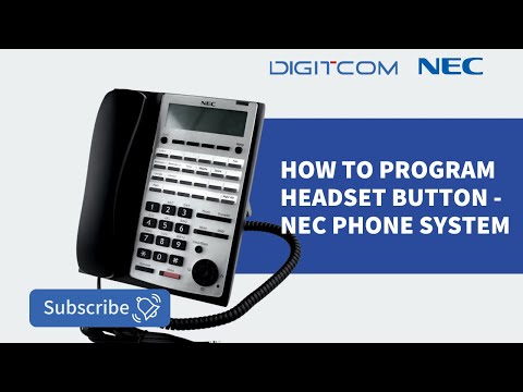 YouTube video about: How to connect headset to nec phone?