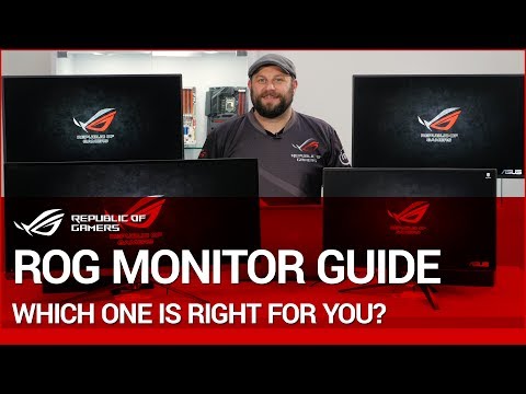 Pro Gaming Series ROG Monitor Guide