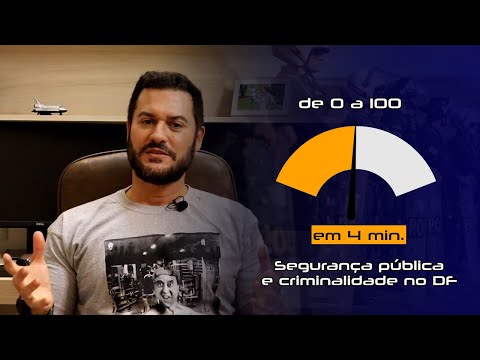 De 0 a 100 em 4 minutos - Segurança pública e criminalidade no DF - Prof. Dickson Cosseti