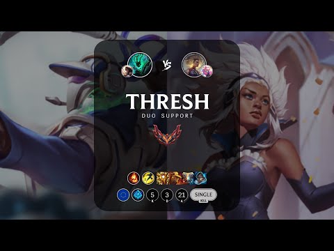 Thresh Support vs Rell - EUW Grandmaster Patch 13.10