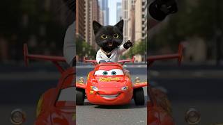 Cute Kittens, Giant Mech… and a Yellow Surprise #shorts #kitten #animation