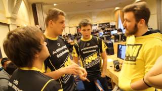 Na`Vi before match against n!faculty @ Esports Heaven Vienna