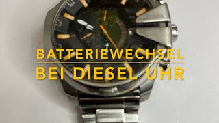 Batteriewechsel bei Diesel Uhr