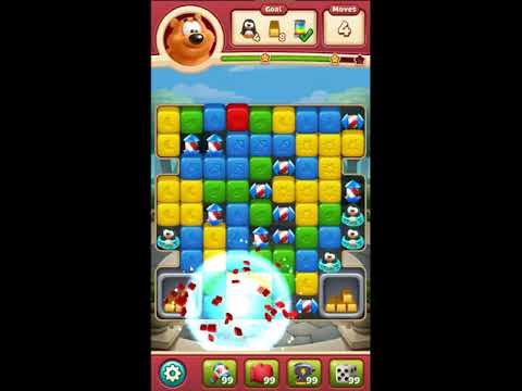 Toon Blast Level 3986 - NO BOOSTERS 🐻🐺🐱 | SKILLGAMING ✔️