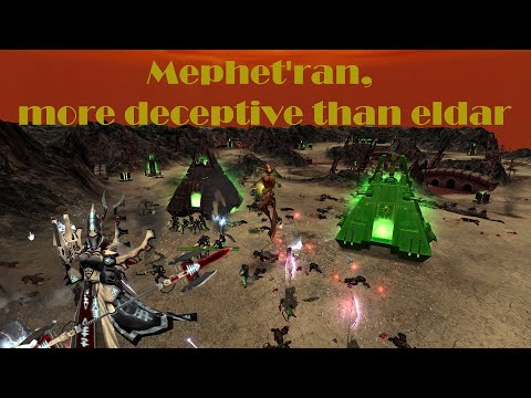 Dawn of War Soulstorm Insane AI Necron vs  Eldar - Warhammer Soulstorm