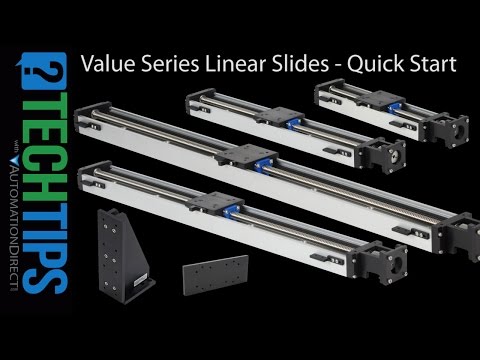 Linear Slide Value Series Quick Start from AutomationDirect