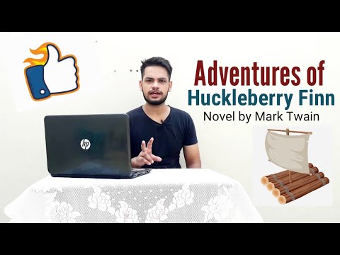 Adventures of Huckleberry Finn : Novel by Mark Twain in Hindi summary Explanation and full analysis