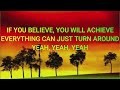 BERES HAMMOND - NOT OVER UNTIL IT'S DONE LYRICS