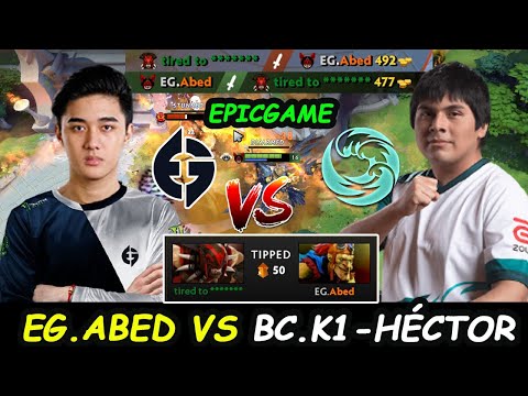 Abed Batrider MID vs K1 Hector Bloodseeker --- Intense Fight Epicgame