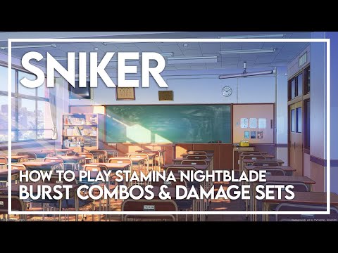 HOW TO Play Stamina Nightblade in 2024  - Burst Combos & Sets