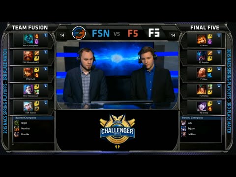 NA CS F5 vs FSN Game 1 Highlights (NA CS Spring Playoffs 3rd Place 2015)