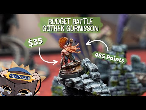 AOEW - "Budget Battle Report💸⚔️ , Gotrek Gurnisson" - Warhammer Age of Sigmar 3.0