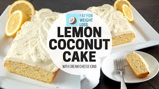 low carb apple cake with coconut flour