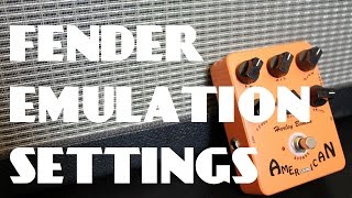 Video thumbnail for Joyo American Sound - Fender Amp Tone Emulation & OD pedal settings test review by Nico Bellisario