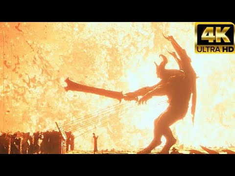 PARTE 1 DIABLO Humans vs Demons war Fight Scene FULL BATTLE 4K ULTRA HD 🔥