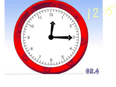 Telling time -quarter past