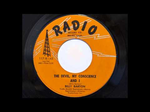 Billy Barton - The Devil, My Conscience And I (Radio 117) [1958 country novelty]
