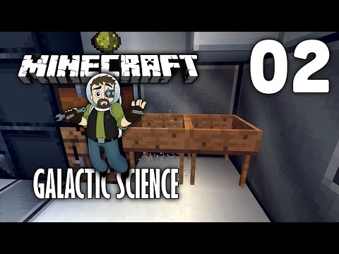 Galactic Science HQM - Modded Minecraft - E02 - Space Creepers!