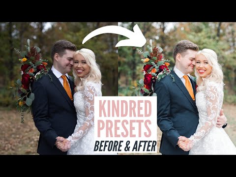 Kindred Presets Before & After Demo - Edit Wedding Images in Lightroom with Kindred Preset