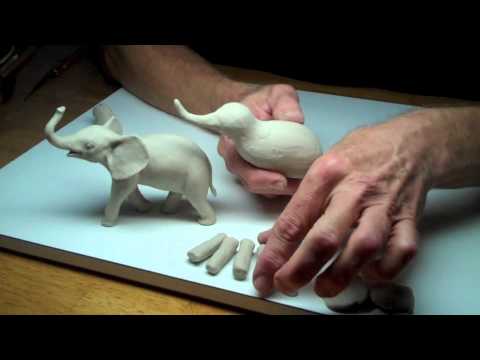 Learn Sculpting - Lesson 3, Part 1: Sculpt a Baby Elephant
