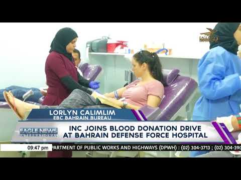 INC joins blood donation drive at Bahrain Defense Force Hospital
