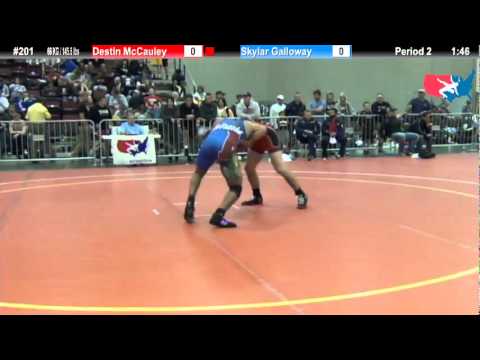 FILAJRFS: 66 KG / 145.5 lbs: Destin McCauley (Sunkist Kids) vs. Skylar Galloway (NWTC)