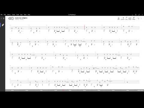Losing My Religion ( R.E.M ) Tablatura e base Senza Basso - Backing bass track