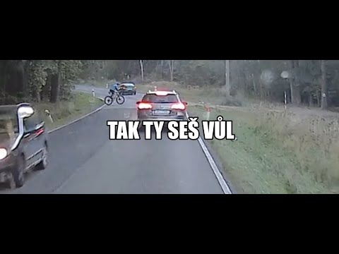 Hořej mu brzdy, udělal auto, cyklista debil, důchodce prostředkem