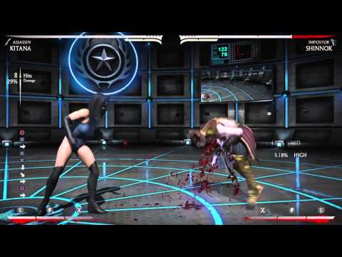 Mortal Kombat X - Kitana Assassin 39% meterless midscreen