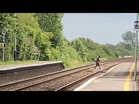 Trespasser at Highbridge And Burnham Railway Station.