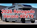 Check out this Video for a 2026 Renegade Verona 40VTS(Stock #K10-3395)  for sale by The RV Shop, Inc. This unit is located in Baton Rouge, LA