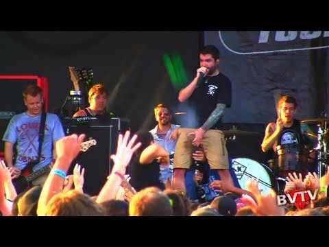 A Day To Remember performing All I Want at Vans Warped Tour in Ventura in 2011