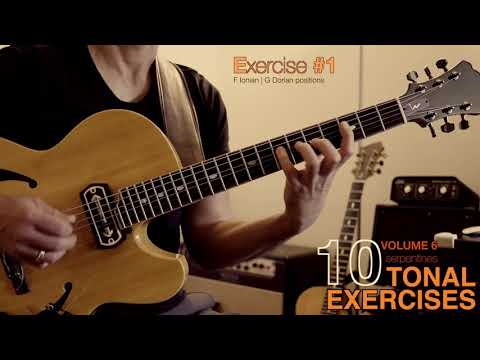 "10 Tonal Exercises" Volume 6 (Serpentines) - Melodic Serpentines - Ex. #1, #3 and #9