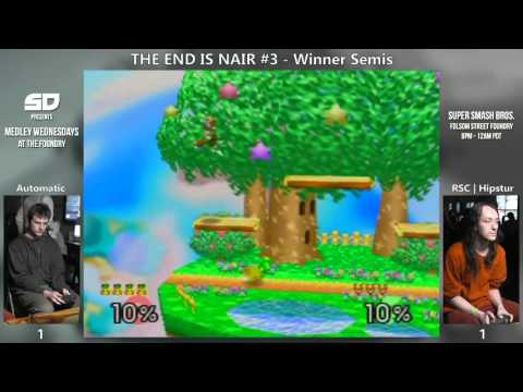 The End is Nair #3 - Winner Semis: Automatic (someone/Pikachu) vs RSC | Hipstur (Fox)