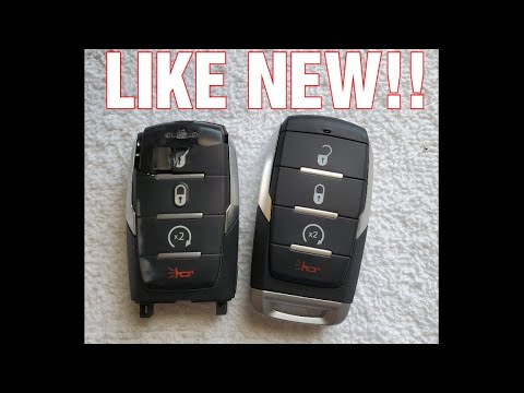 2019 - 2022 DODGE RAM TRUCK ORIGINAL KEY FOB PAD REPLACED