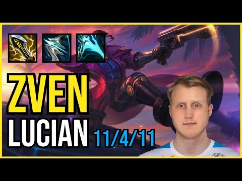 ZVEN - LUCIAN vs SAMIRA ADC - NA Challenger - Patch 11.3