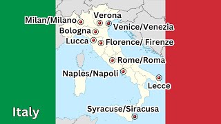 Pronounce Italian City Names