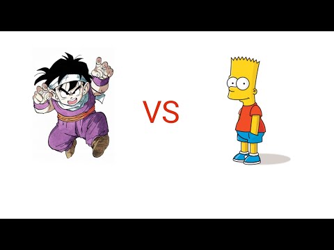 mugen son gohan vs Bart Simpson