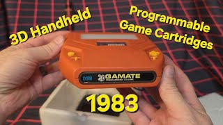 Game Cartridge Handheld in 3D from 1983? V-Tech 3D Gamate
