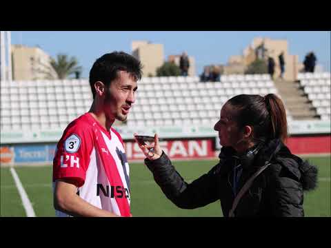 Declaraciones Christian Alfonso pie de campo C. E. l'Hospitalet - E. C. Granollers